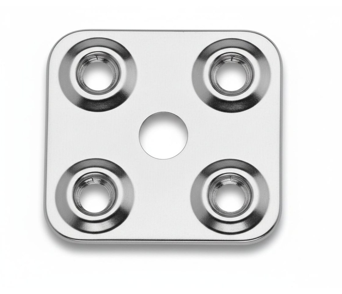 Placa fija de acero inoxidable AISI 316