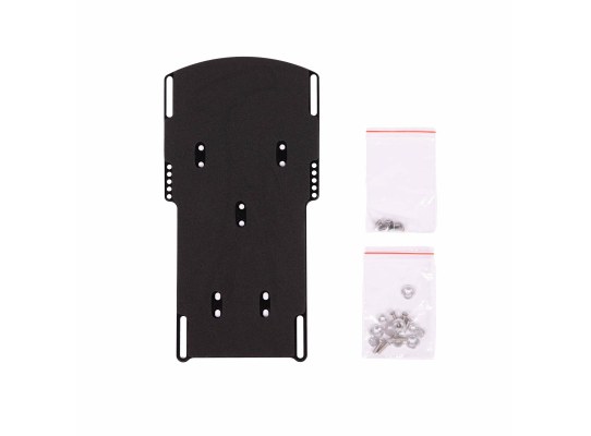 Placa frontal de aluminio para slalom