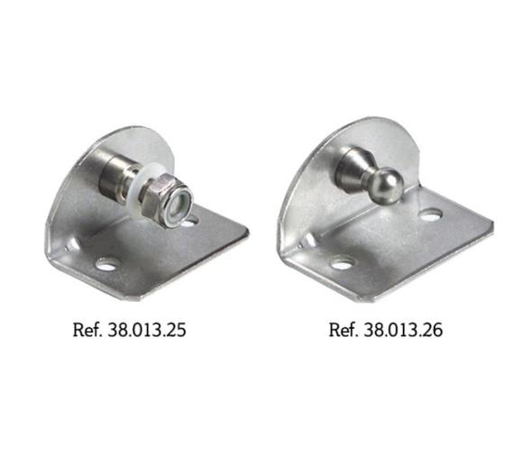 Placa 90 Grados con Soporte Interno Amortiguadores