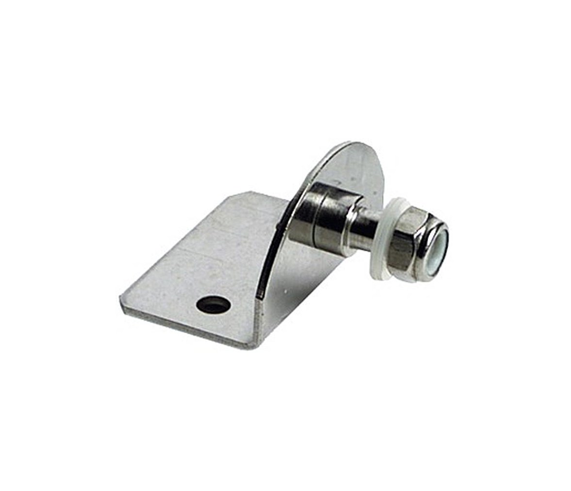 Placa 90 Grados Externa con Bola 8mm Soporte Amortiguadores