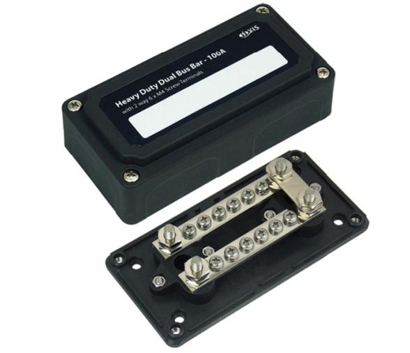 Placa de bornes con soporte reforzado 4x6 mm