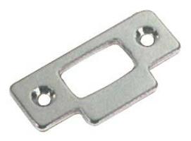 Placa de Tope para pestillo Plana