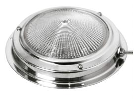 Plafón Inox con Interruptor 170mm