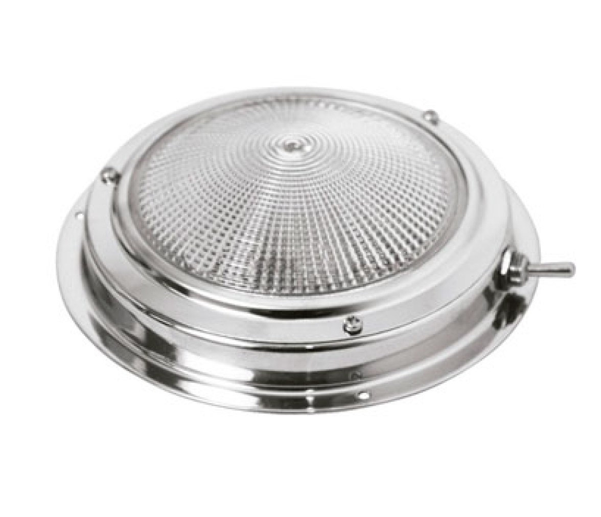 Plafón Lampara Led Acero Inox 110 mm