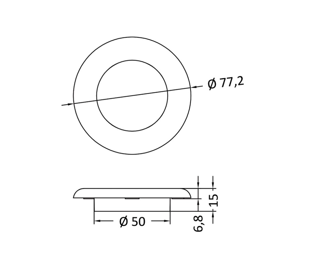 Plafón Sole LED Empotrable