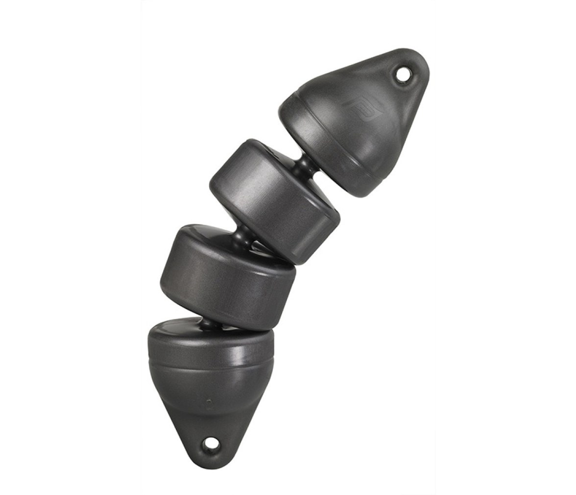 Plastimo Defensa Articulada para RIB Negra