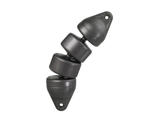 Plastimo Defensa Articulada para RIB Negra