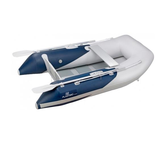 Plastimo Embarcacion Neumatica Raid II P270SH Azul marino Suelo Tablas de Madera