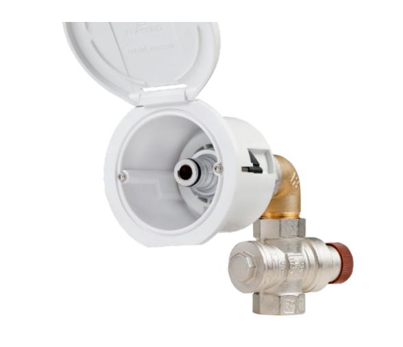 Plastimo Entrada de Agua Dulce con Terminal Acodado Flexible