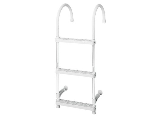 Plastimo Escalera Desmontable Aluminio Anodizado gancho 26cm