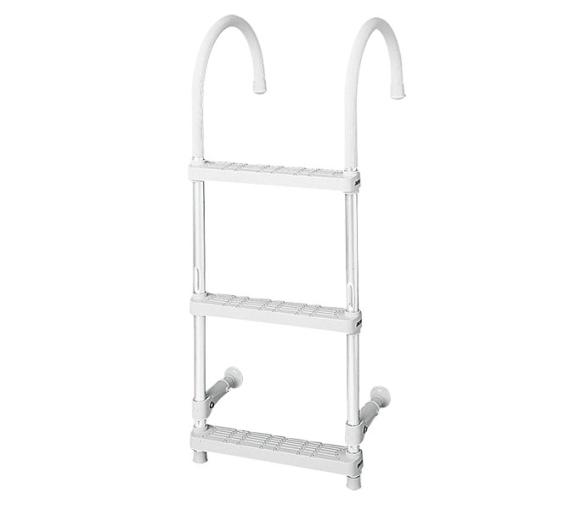 Plastimo Escalera Desmontable Aluminio Anodizado gancho 26cm