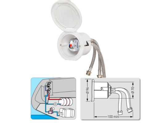 Plastimo Grifo Mezclador Cromado EZ Flex