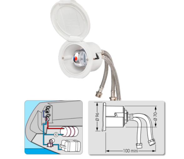 Plastimo Grifo Mezclador Cromado EZ Flex