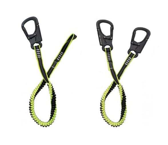 Plastimo ​Linea de Vida Elastica con Mosquetones de Aluminio Premium