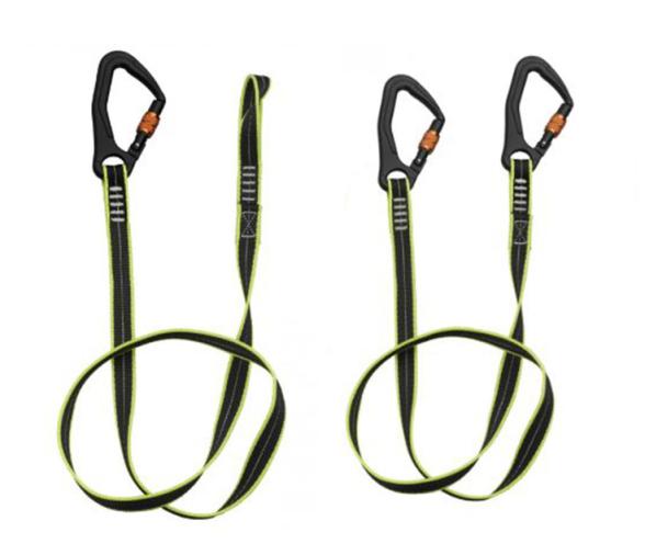 Plastimo ​Linea de Vida Plana con Mosquetones de Aluminio