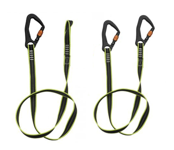 Plastimo ​Linea de Vida Plana con Mosquetones de Aluminio