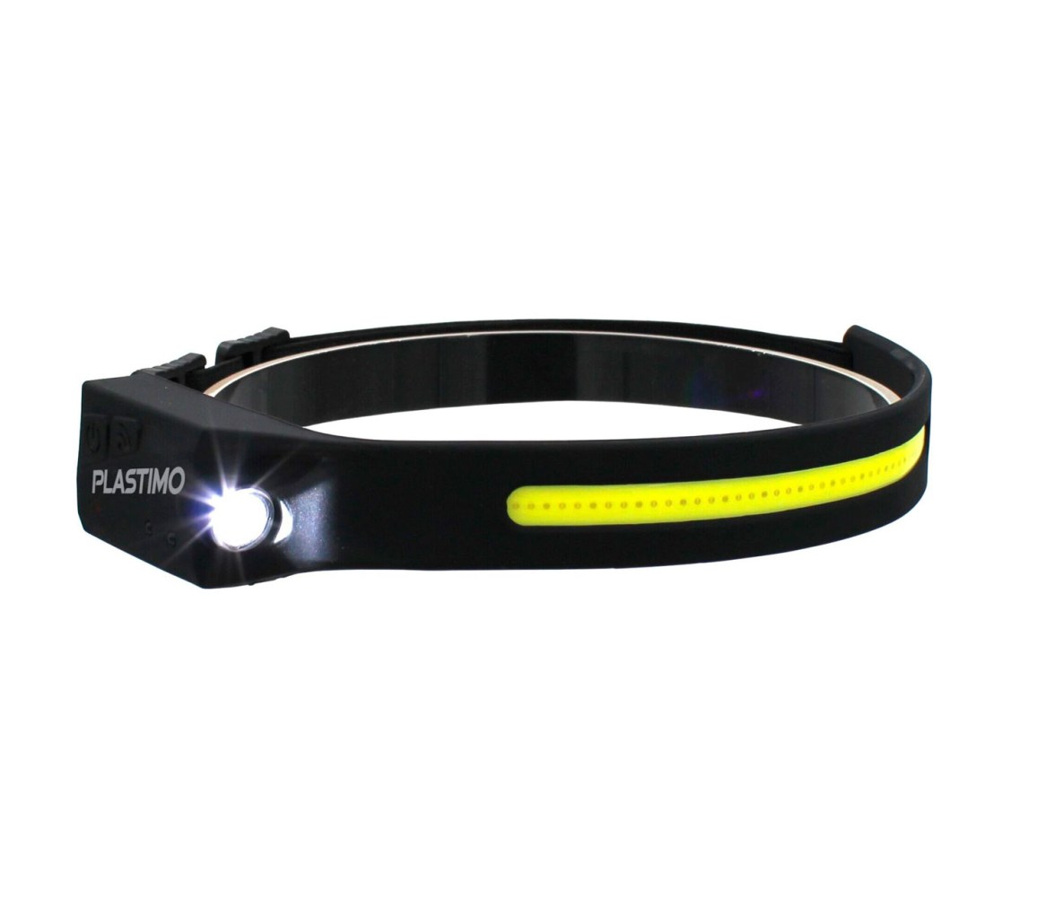 Plastimo Linterna Frontal con banda LED