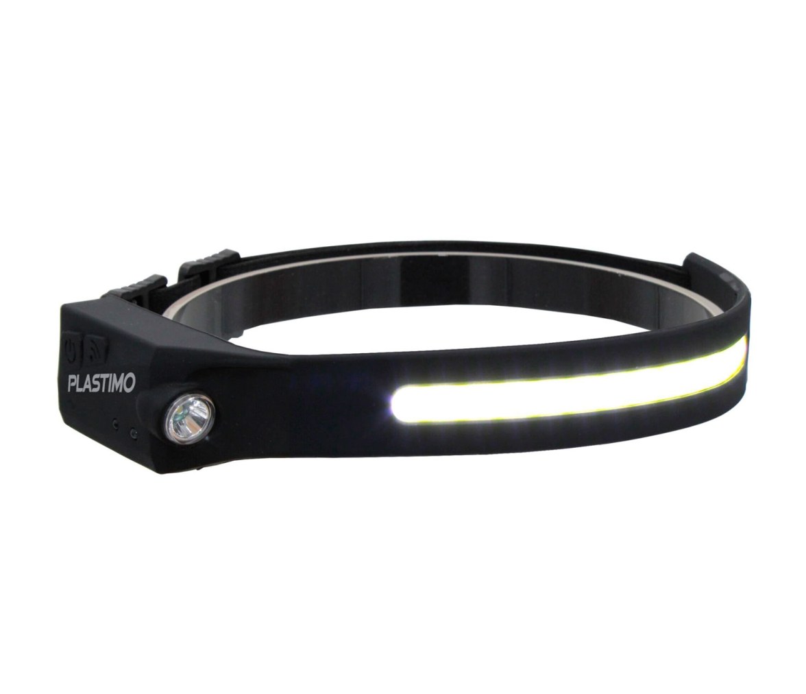 Plastimo Linterna Frontal con banda LED