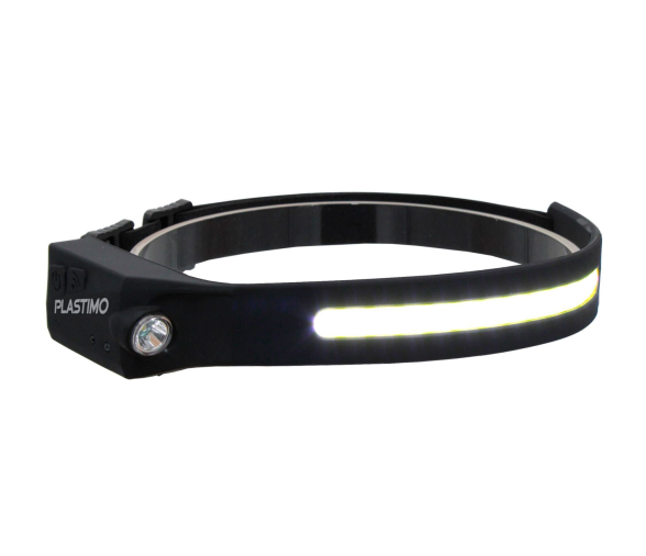 Plastimo Linterna Frontal con banda LED