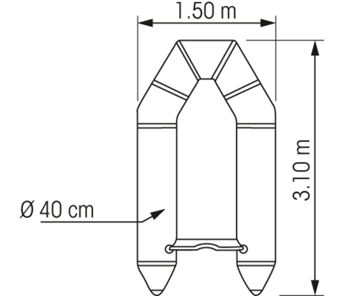Plastimo Neumática Semirrigida MS310
