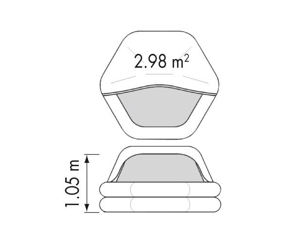 Plastimo Balsa Salvavidas Iso 9650-1 Transocean 8 Personas