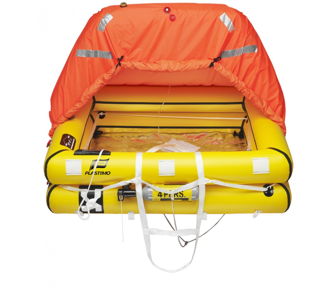 Plastimo Trasnocean Liferaft Iso 9650-1 Transocean 4 People