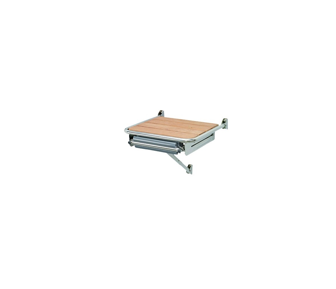 Plastimo Telescopic Retractable Ladder and Teak Platform
