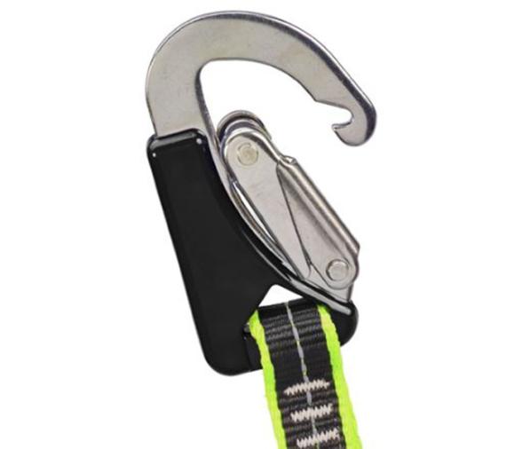 Plastimo ​Linea de Vida Doble con 3 Mosquetones de Acero Inoxidable