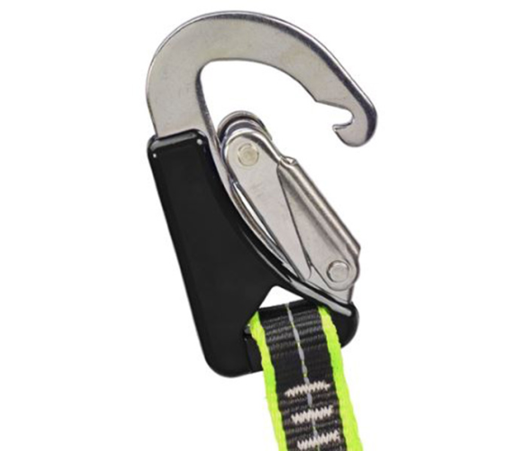 Plastimo ​Linea de Vida Doble con 3 Mosquetones de Acero Inoxidable