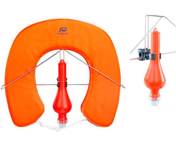 Plastimo Rescue Buoy Blanco con Luz Flotante