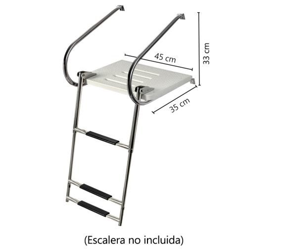 Plataforma de Popa Fibra de Vidrio