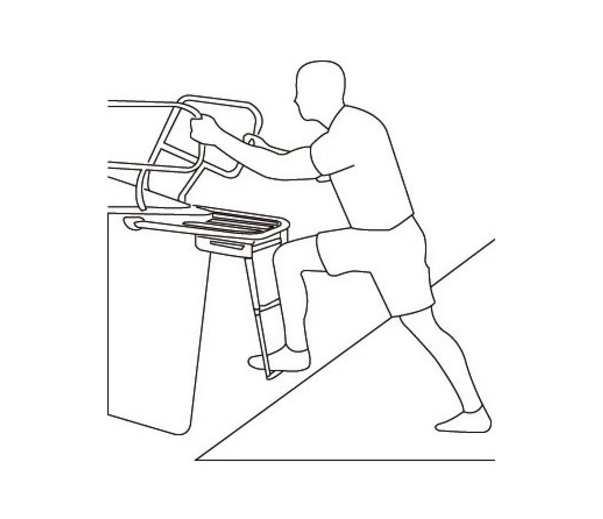 Plataforma de Proa Teca y Acero Inoxidable con Escalera 2 Peldaños