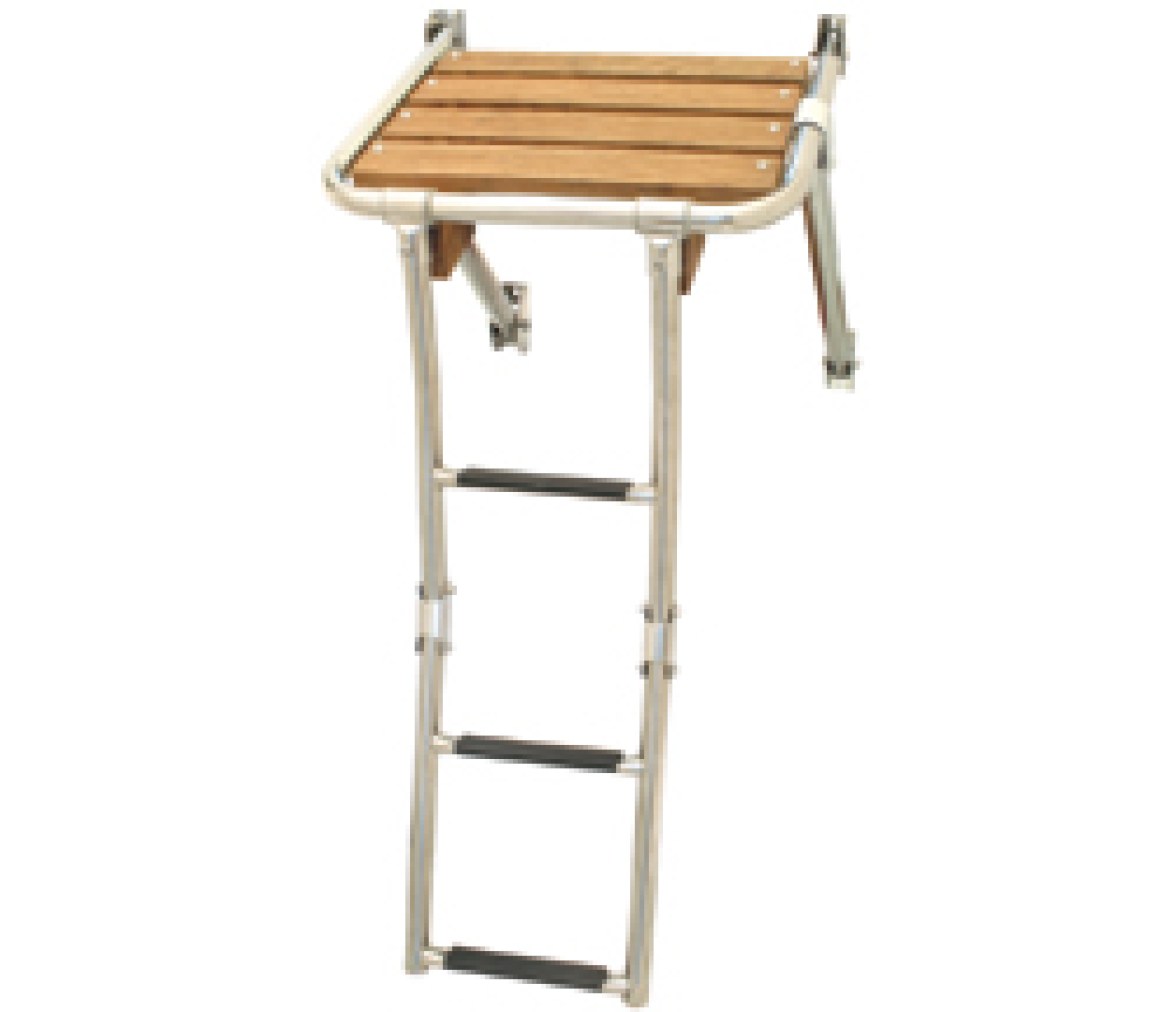 Plataforma Inox 316 con Escalera Pegable Lalizas