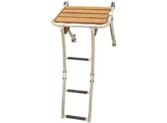 Plataforma Inox 316 con Escalera Pegable Lalizas