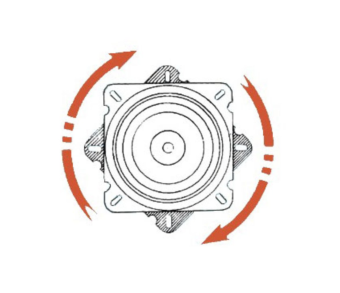 Platina Giratoria para Asiento