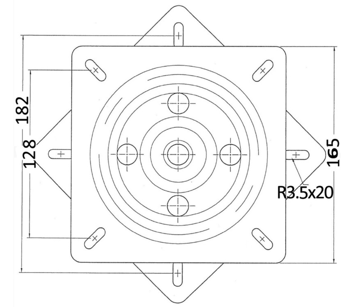 Platina Giratoria para Asiento