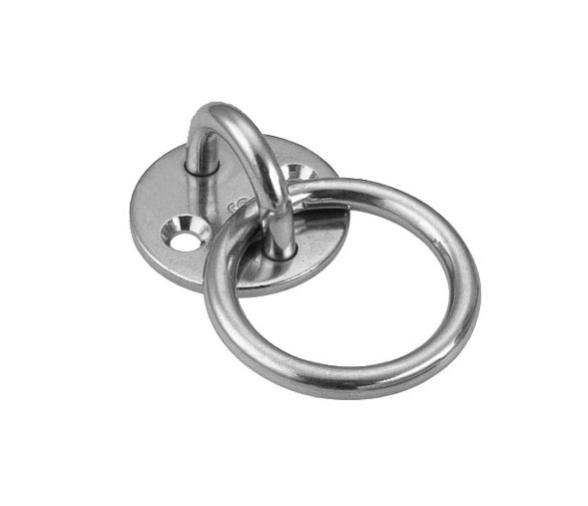 Platina Inox 316 Circular con Anilla Vinox