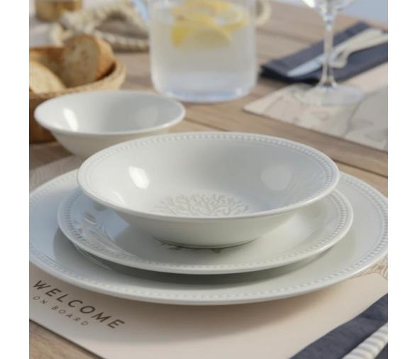 Plato Hondo MARE – Beige, Set 6u. - Marine Business
