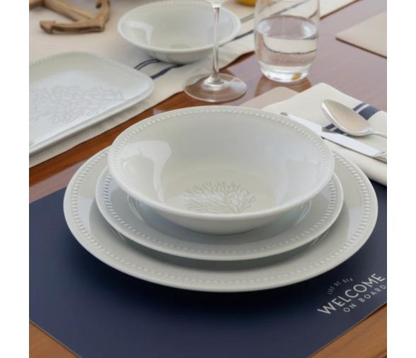 Plato Llano MARE – Beige, Set 6u. - Marine Business
