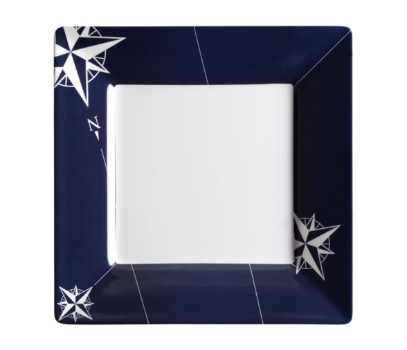 Plato Llano Cuadrado Pequeño Northwind 6 unidades Marine Business