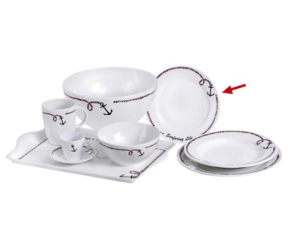 Platos de Postre 20 cm 6 Unidades