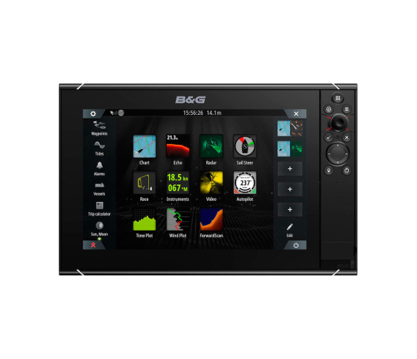 B&G GPS Plotter Zeus 3S 12" (Con Mapa Base Mundial)