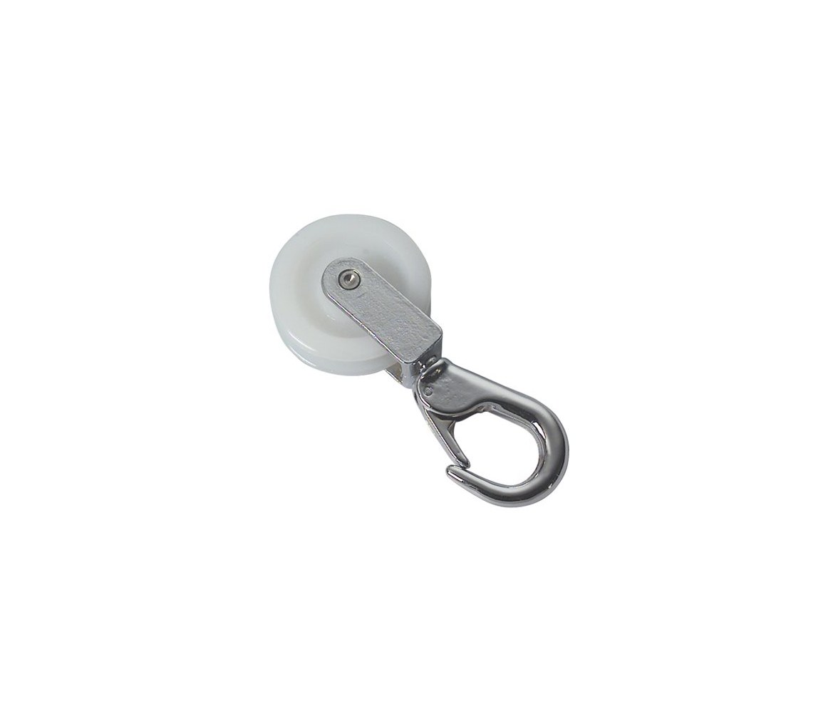 Swivel Pulley with Spring Hook