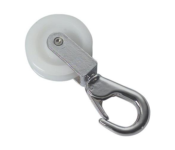 Polea Mosqueton Giratoria Laton