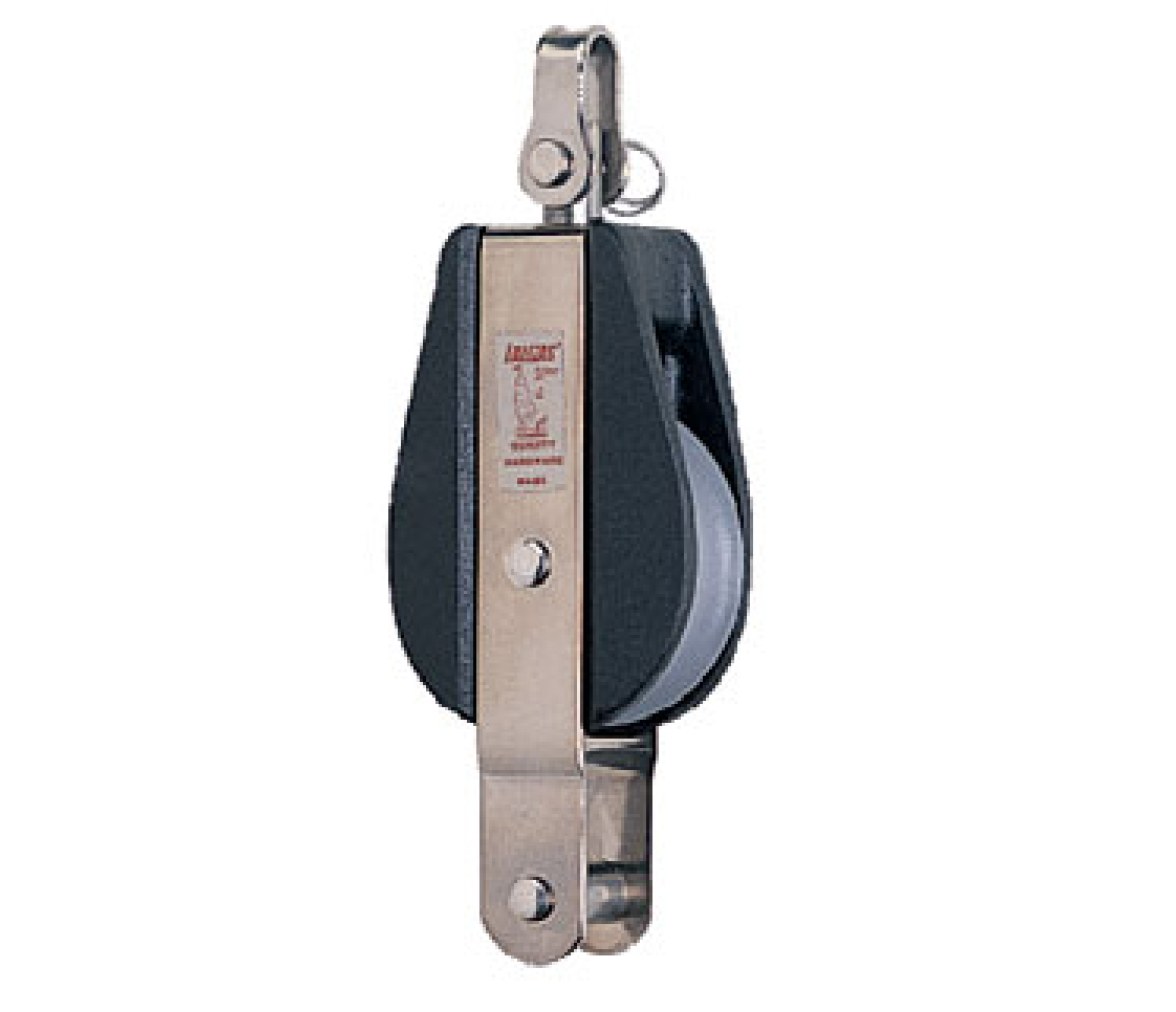Polea Simple con Arraigo 10 mm