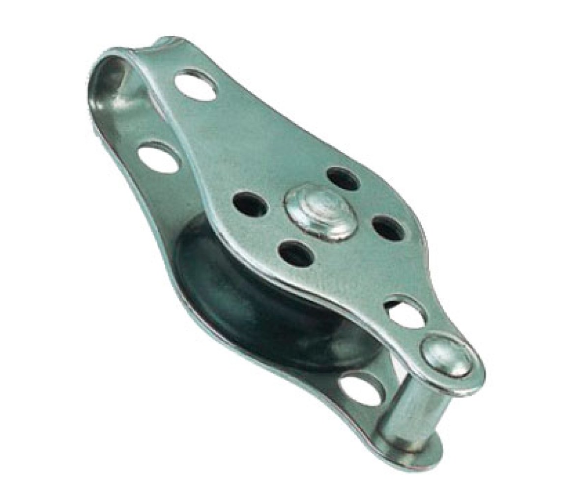 Polea Simple Inox con Arraigo Vinox