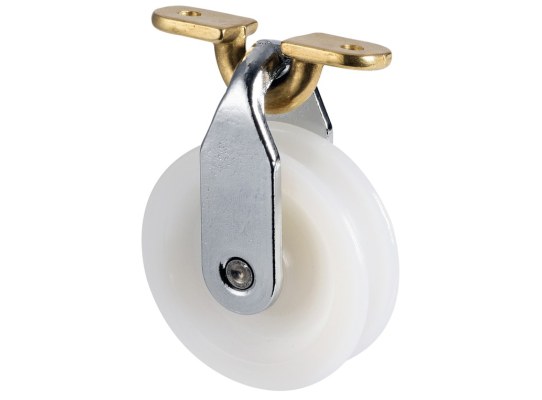 Polea Basculante Laton para Cable