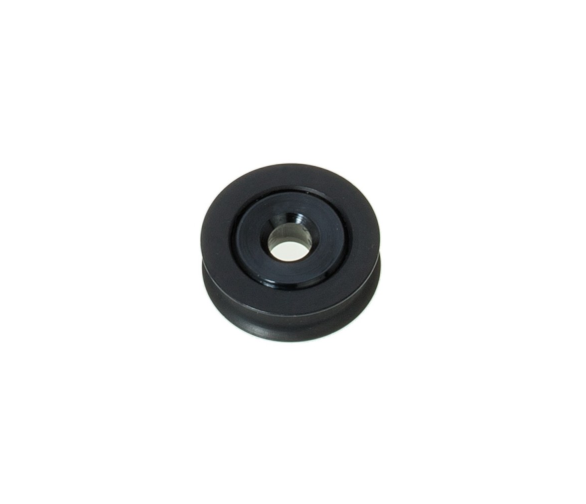 Roldana de Aluminio Anodizada en negro