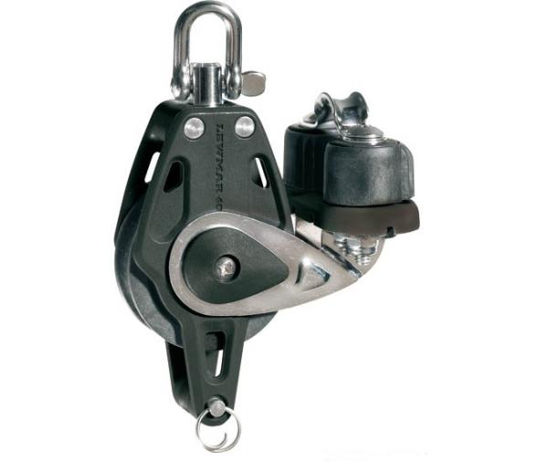 Polea Simple con Arraigo y con Mordaza Control Lewmar