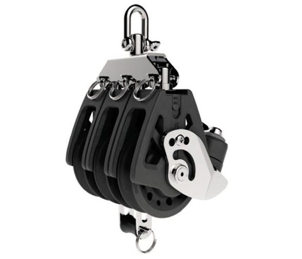 Polea Triple con Arraigo y Mordaza Synchro Lewmar